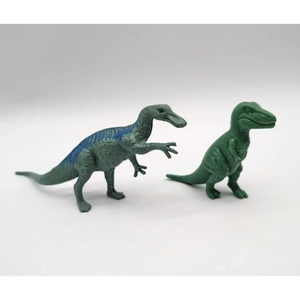 Vintage‎ Jurassic Park The Lost World Microverse T-Rex Trachodon Dinosaur 2 Set